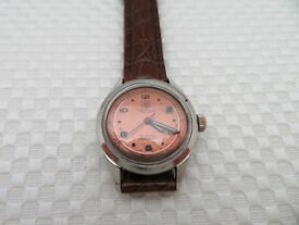 【送料無料】mens mechmanual wind vintage swiss made stainless steel 17 jewels wristwatch