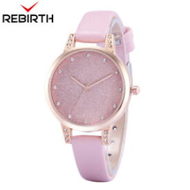 【送料無料】ladies wristwatch bracelet quartz casual scratch gift her rebirth brand classic