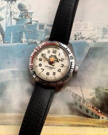 【送料無料】russian divers amfibia albatros gents wristwatch vintage watch