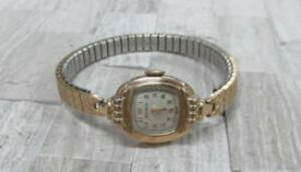 【送料無料】vintage benrus womens 10kt rolled gold plated wristwatch; 15jewels ~ 9a245