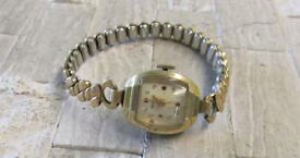 【送料無料】vintage benrus 10kt rolled gold plated womens wristwatch 15jewels ~ 6h7432