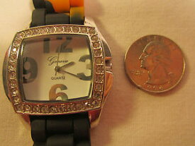【送料無料】*working* electric analog womens wristwatch geneva quartz [h12c1]