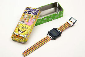 【送料無料】spongebob reversable digital watch in case