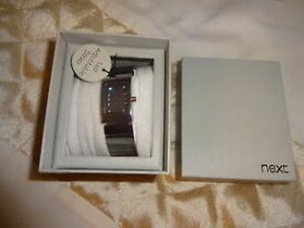 【送料無料】next selfadjustable silver watch giftbox ideal gift