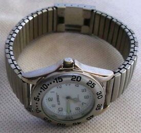 【送料無料】neues angebotladies fashion watch, quartz analogue jetstream expanding wrist strap stainless