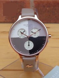【送料無料】orologio donna radley london pl rose gold daydate watch leather nuovo garanzia