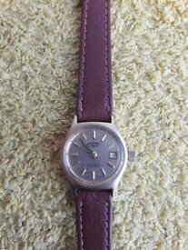 【送料無料】vintage montre femme rotary automatic 21 jewels dateur fonctionne watch 558 9003
