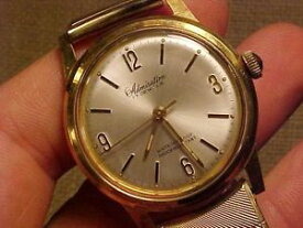 【送料無料】original vintage admiration waterproof mans wristwatch 17j