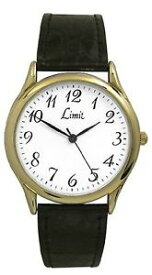 【送料無料】gents gold plated limit strap watch model no 5066