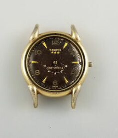 【送料無料】vintage benrus mens wind indicator power reserve wrist watch fancy case lugs