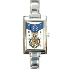 【送料無料】us medal of honor rectangular italian charm watch rt63
