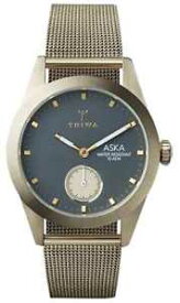 【送料無料】triwa womans ash aska gold mesh akst103ms121717 watch 33