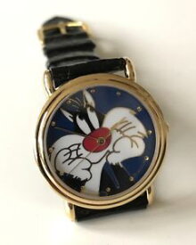 【送料無料】warner brothers looney tunes sylvester wrist watch by armitron excellent