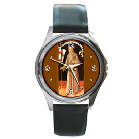 【送料無料】saintly souvenirs st john capistrano round metal watch, wristwatch 1i
