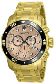 【送料無料】invicta 80063 chronograph gold pro diver 200 m swiss ret795 0072 a 0074