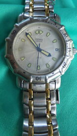 【送料無料】yema 200m watch voot396parismvt quartz stainless steel christmas
