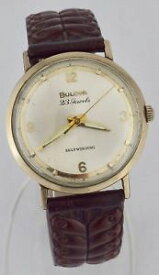 【送料無料】vintage 10k yellow rgp bulova 23 jewels self winding automatic watch