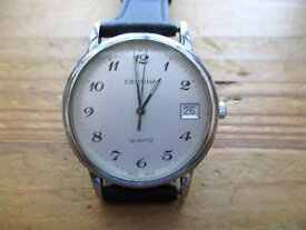 【送料無料】vintage mens certina quartz stainless steel wristwatch running