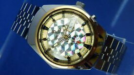 【送料無料】vintage retro swiss tressa lux crystal automatic watch 1970s nos cal as 5206