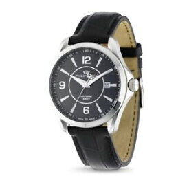 【送料無料】orologio philip watch blaze r8251165001 uomo watch pelle nera datario swiss made