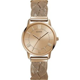 【送料無料】orologio guess maiden w1143l3 watch maglia intrecciata donna 36 mm oro rosa