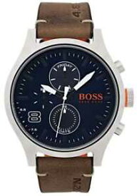 【送料無料】hugo boss orange mens amsterdam brown leather 1550021 watch 8