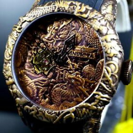 【送料無料】invicta empire dragon brown copper bronze automatic 50mm sapphire watch