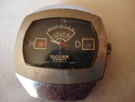 【送料無料】vintage sicura jump hour watch manual,17 jewels,swiss 1970s