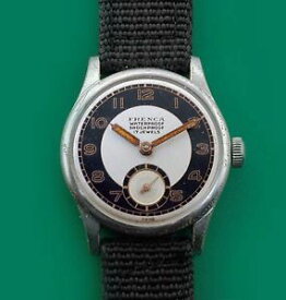 【送料無料】vintage 40s wwii military type mens swiss made watch frenca by bruser brothers