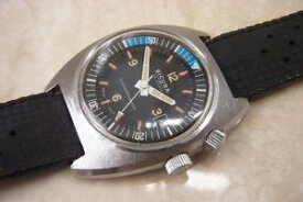 【送料無料】a vintage sicura divers calender watch c, early 1970s