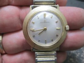【送料無料】vintage eternamatic running 14k gold heavy fancy case wrist watch