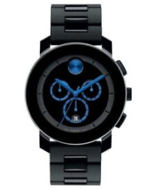 【送料無料】movado swiss bold mens chronograph blue accents date watch 3600101