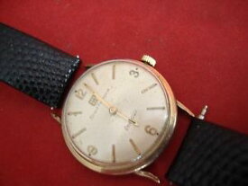 【送料無料】vintage wrist watch girard perregaux sea hawk b2128 10k gold field case swiss