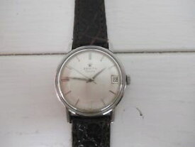 【送料無料】orologio vintage zenith manuale date anni 60 acciaio mm 35 secondo polso