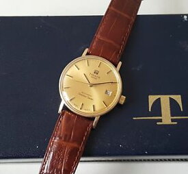 【送料無料】gents vintage 375 9ct gold tissot seastar seven automatic wrist watch box