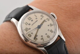 【送料無料】vintage rare military men longines wristwatch swiss with warranty and blue hands