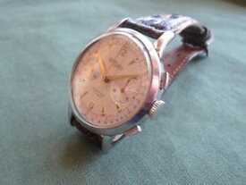 【送料無料】nicolet watch, cronografo in acciao inox di mm 37,0 senza corona