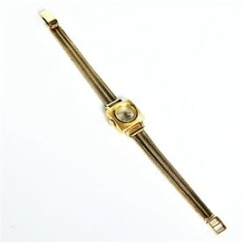 【送料無料】vtg mid century marvin 18k yellow gold swiss ladies wristwatch 25gr not scrap