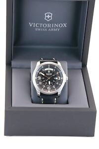 �y���������zvintage victorinox swiss army mens 241397 infantry day date automatic watch