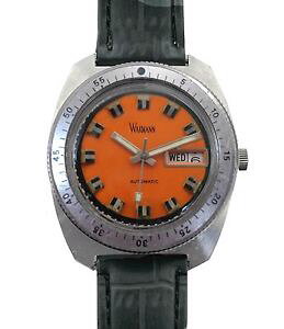 �y���������zvintage 1960s wakmann divers mens automatic daydate watch