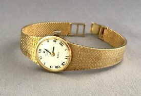 【送料無料】universal watch 14k yellow gold lady’s wristwatch original box