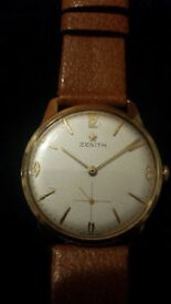 【送料無料】orologio zenith stellina a carica manuale in oro 18 kt anni 60 vintage