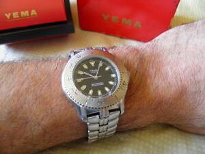 �y���������zrare yema paris auto plonge diver 200m couronne visse eta 28922 annees 80