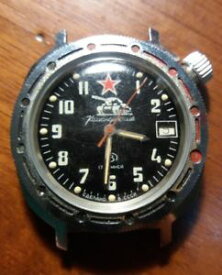 【送料無料】vintage watch orologio komandirskie vostok cccp