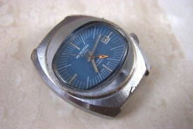 【送料無料】a memostar manual wind alarm wristwatch cearly 1970s needs a service