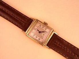 【送料無料】vintage evkob 1940s elegant mansladys 10k gf watch, running keeping time