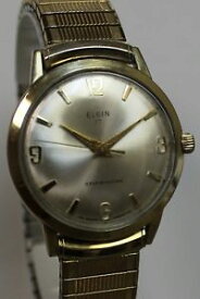 【送料無料】vintage elgin 17 selfwinding automatic waterproof wristwatch 1960s