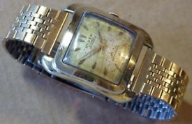 【送料無料】gents gold plated watch, huber 25 jewels automatic, buttes calibre felsa 1560