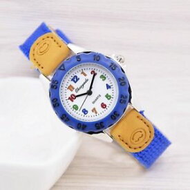 【送料無料】student wristwatch high quality kids quartz kids childrens fabric strap watch