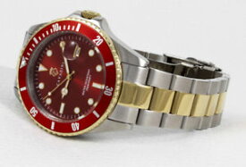 【送料無料】taucher quartz uhr 30 bar wd massive in ferari rot neu serie xxl grsse 45mm